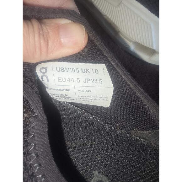 Men's On Cloudeasy, Black/Rock, 10.5 D Medium US - Picture 2 of 13